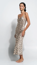 Load image into Gallery viewer, Ginia Silk Slip - Python