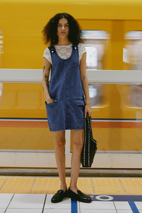Rowie Franka Denim Mini Dress