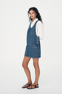 Rowie Franka Denim Mini Dress