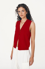 Load image into Gallery viewer, Rowie Goldie Knit Vest - Candy Red
