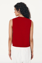 Load image into Gallery viewer, Rowie Goldie Knit Vest - Candy Red