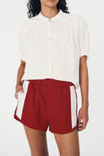 Load image into Gallery viewer, Rowie Simone Linen Shorts - Siren Red