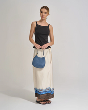 Load image into Gallery viewer, Brie Leon Organica Mini Bag - Mid Denim