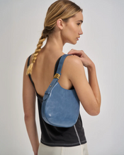 Load image into Gallery viewer, Brie Leon Organica Mini Bag - Mid Denim