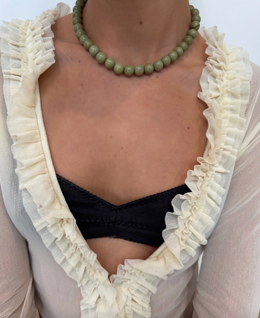 Hunter X Hunter - Olive Beaded Necklace