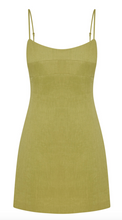 Load image into Gallery viewer, Nude Lucy Carmela Linen Mini Dress - Kiwi