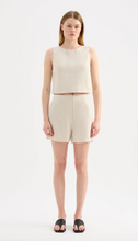 Load image into Gallery viewer, Nude Lucy Marli Linen Top - Natural