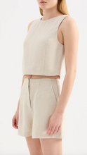 Load image into Gallery viewer, Nude Lucy Marli Linen Top - Natural