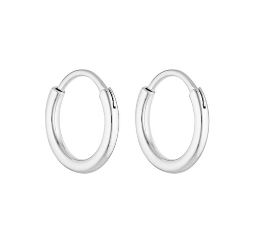 Porter 90’s Hoops Silver - 20mm