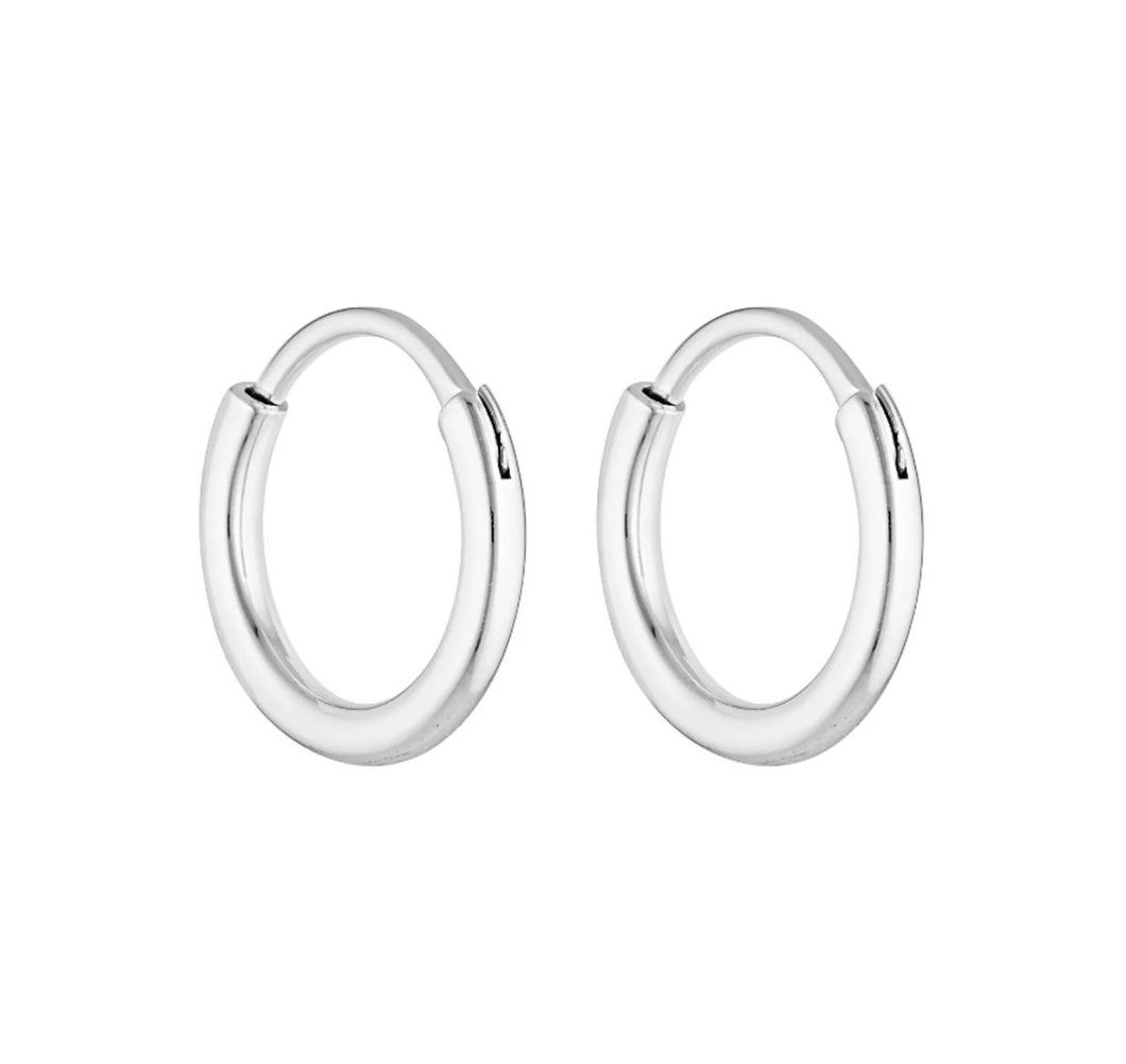 Porter 90’s Hoops Silver - 20mm
