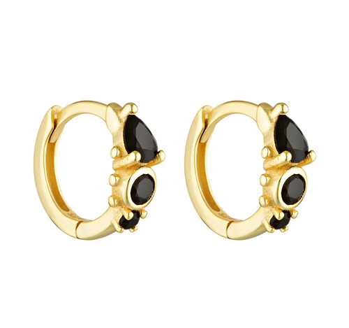 Porter Heirloom Huggies - Gold/ Onyx