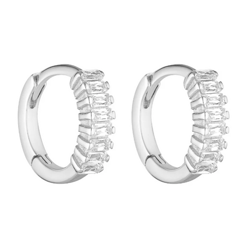 Porter Gemini Huggies - Silver