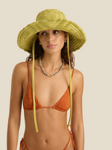 Load image into Gallery viewer, Soleil Soleil Towelling Sun Hat - Aloe