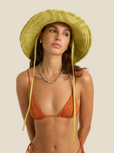 Load image into Gallery viewer, Soleil Soleil Towelling Sun Hat - Aloe