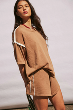 Load image into Gallery viewer, Arcaa Pippa Drawcord Short - Pecan &amp; Cream