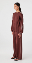 Load image into Gallery viewer, Arcaa Pippa Long Sleeve Tee - Raisin &amp; Cream