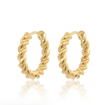 Load image into Gallery viewer, By Barny Marley Twist Earrings Gold