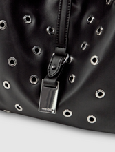 Load image into Gallery viewer, Brie Leon Josie Eyelet Bucket Bag