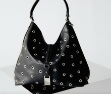 Load image into Gallery viewer, Brie Leon Josie Eyelet Bucket Bag