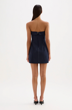 Load image into Gallery viewer, Nude Lucy Maree Pinstripe Mini Dress
