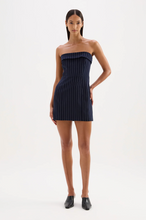 Load image into Gallery viewer, Nude Lucy Maree Pinstripe Mini Dress