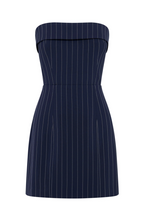 Load image into Gallery viewer, Nude Lucy Maree Pinstripe Mini Dress
