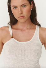 Load image into Gallery viewer, Rowie Haven Beaded Linen Tank