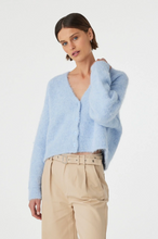 Load image into Gallery viewer, Arcaa Liora Fluffy Cardigan - Sky