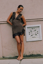 Load image into Gallery viewer, Rowie Annie Silk Mini Dress - Cacoa Spot