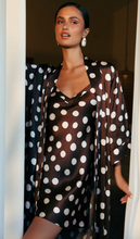 Load image into Gallery viewer, Ginia Silk Chemise - Polka Dot