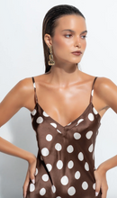 Load image into Gallery viewer, Ginia Silk Chemise - Polka Dot