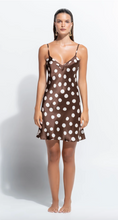 Load image into Gallery viewer, Ginia Silk Chemise - Polka Dot
