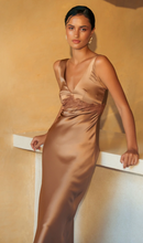 Load image into Gallery viewer, Ginia Gigi Slip - Mocha Mousse