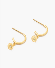Load image into Gallery viewer, Kirstin Ash Star Coin Hoops