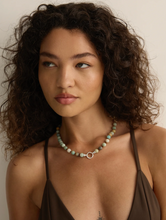 Load image into Gallery viewer, Soleil Soleil Eve Necklace - Amazonite Silver