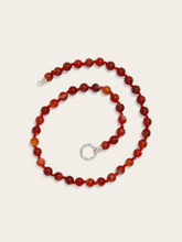 Load image into Gallery viewer, Soleil Soleil Eve Necklace - Red Carnelian Silver