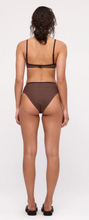 Load image into Gallery viewer, Zulu &amp; Zephyr Waisted Full Brief - Brown Stripe