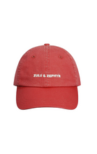 Load image into Gallery viewer, Zulu &amp; Zephyr Canvas Cap - Red