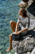 Load image into Gallery viewer, Zulu &amp; Zephyr Ombré Stripe Mini Dress