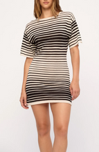 Load image into Gallery viewer, Zulu &amp; Zephyr Ombré Stripe Mini Dress