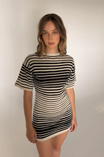 Load image into Gallery viewer, Zulu &amp; Zephyr Ombré Stripe Mini Dress