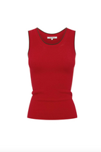 Load image into Gallery viewer, Rowie Zoe Contrast Knit Tank
