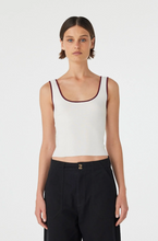 Load image into Gallery viewer, Arcaa Kaya Tank - Cream and Merlot