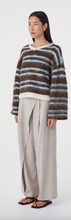 Load image into Gallery viewer, Arcaa Lucca Sweater - Espresso &amp; Blue
