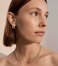 Load image into Gallery viewer, Kirstin Ash Echo Hoops - Gold