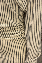 Load image into Gallery viewer, Zulu &amp; Zephyr Natural Pinstripe Semi Sheer Knit Skirt