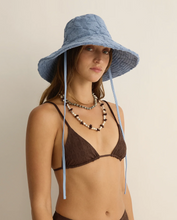 Load image into Gallery viewer, Soleil Soleil Towelling Sun Hat - Solstice Tide