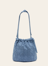 Load image into Gallery viewer, Soleil Soleil Towelling Bucket Bag - Solstice Tide