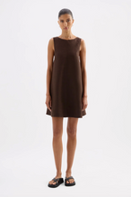Load image into Gallery viewer, Nude Lucy Nemi Linen Dress - Chocolate