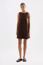 Load image into Gallery viewer, Nude Lucy Nemi Linen Dress - Chocolate